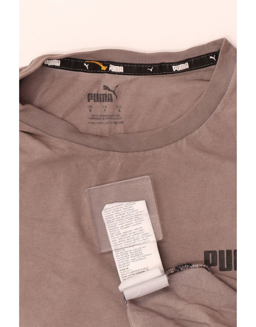 Tricou pentru bărbați Puma Top mic, gri bumbac