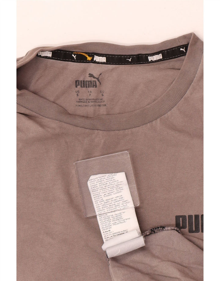 Tricou pentru bărbați Puma Top mic, gri bumbac