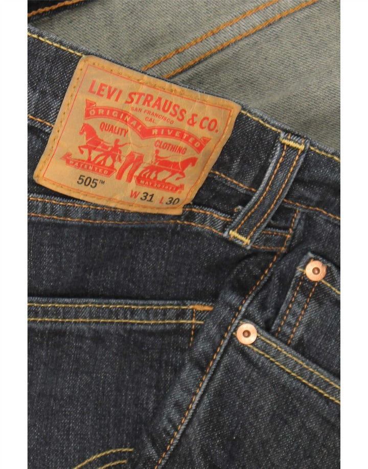 Banchi Levi's 505 Regular Straight W31 L30 Bleumarin