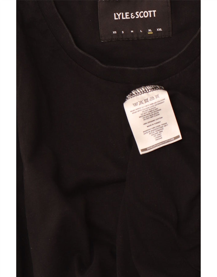 LYLE & SCOTT Tricou pentru bărbați Top XL Bumbac negru