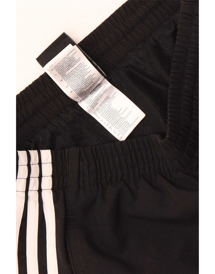 Pantaloni scurți Adidas Climalite Sport pentru bărbați, poliester negru mic