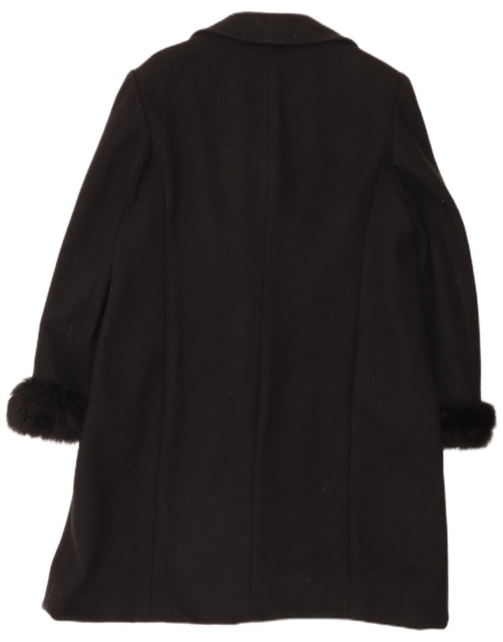 Palton dublu pentru femei Giole UK 14 Medium Black