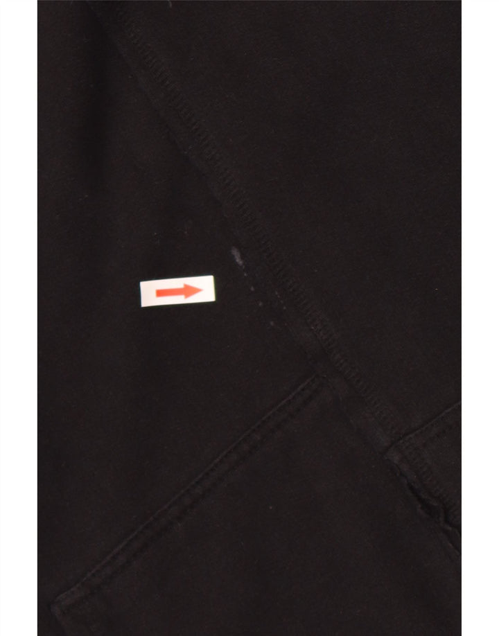 Pulover pentru bărbați Zara, bumbac mare, negru