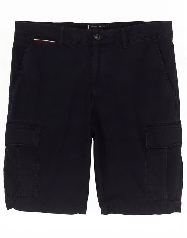 Pantaloni scurți cargo Tommy Hilfiger pentru bărbați W34 Large Bleumarin