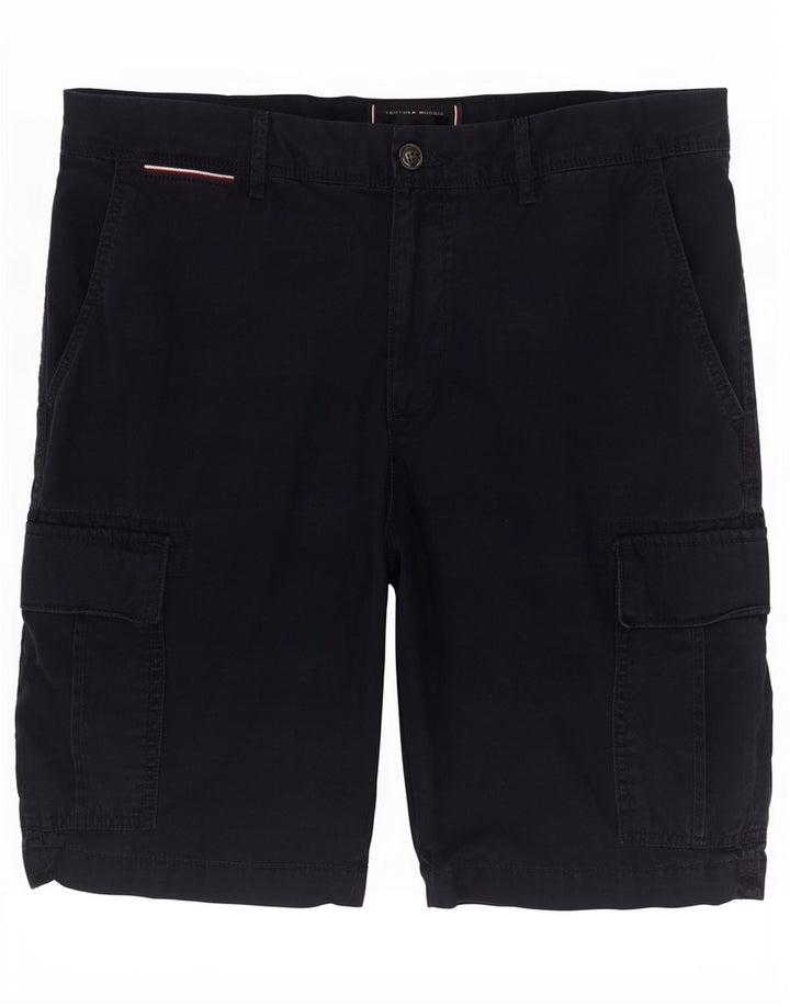 Pantaloni scurți cargo Tommy Hilfiger pentru bărbați W34 Large Bleumarin