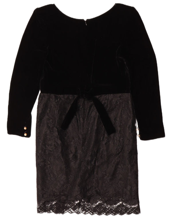 Rochie schimbătoare cu mânecă lungă pentru femei Clara Della Giovanna IT 44 Medium Black