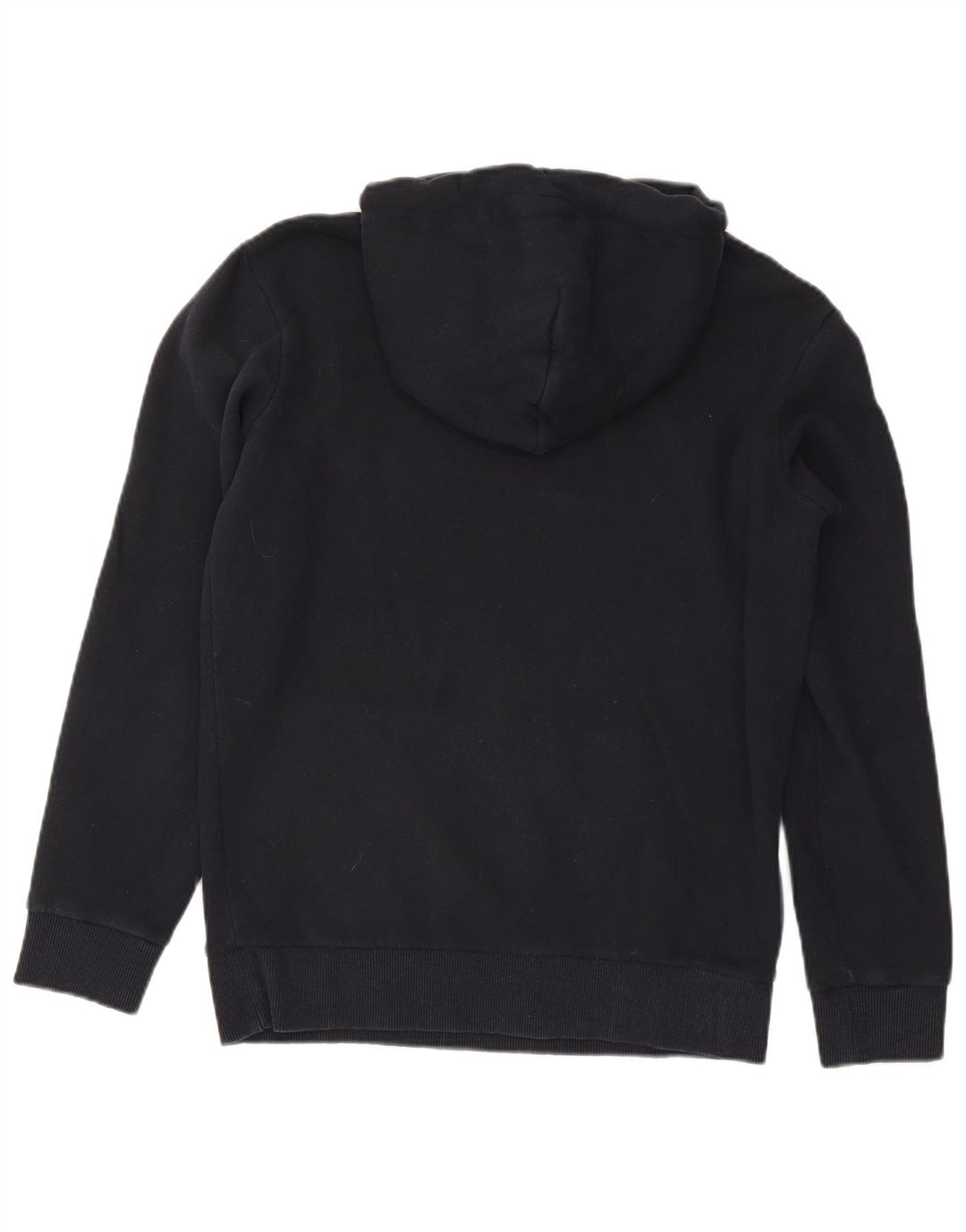 Pulover cu glugă grafic Superdry pentru bărbați, bumbac mediu negru
