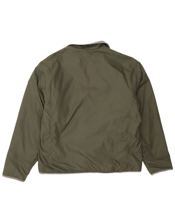 Jachetă reversibilă Napapijri Geographic pentru bărbați UK 40 Large Khaki