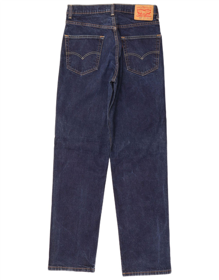 Blugi drepti pentru bărbați Levi's 550 W32 L34 Bumbac bleumarin