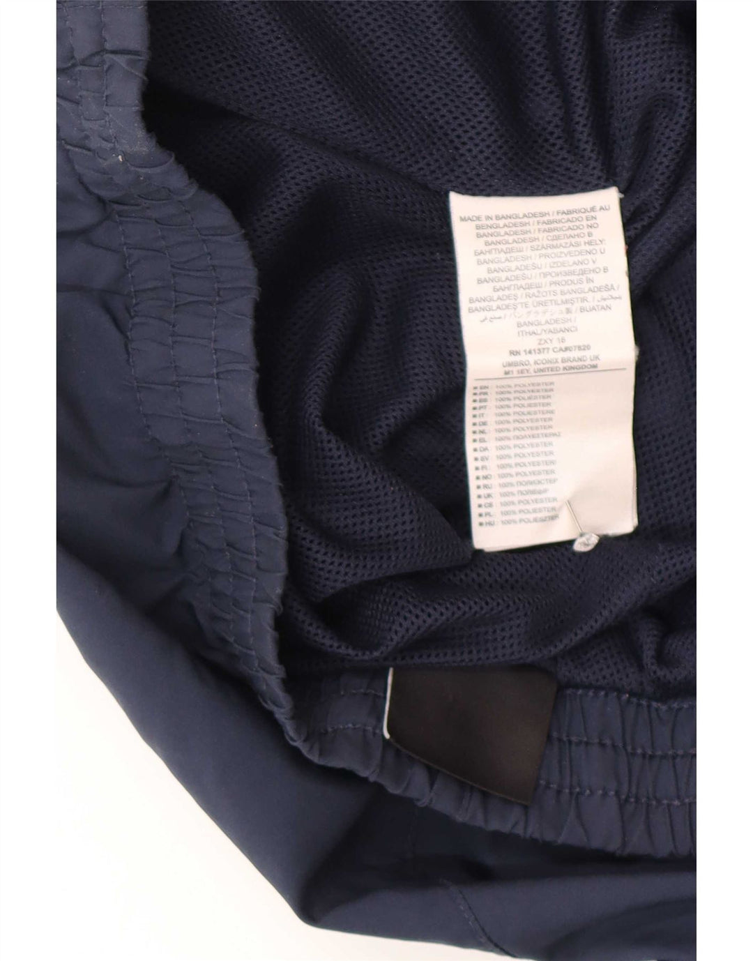 Pantaloni de trening pentru bărbați Umbro Pantaloni de jogging mari poliester bleumarin