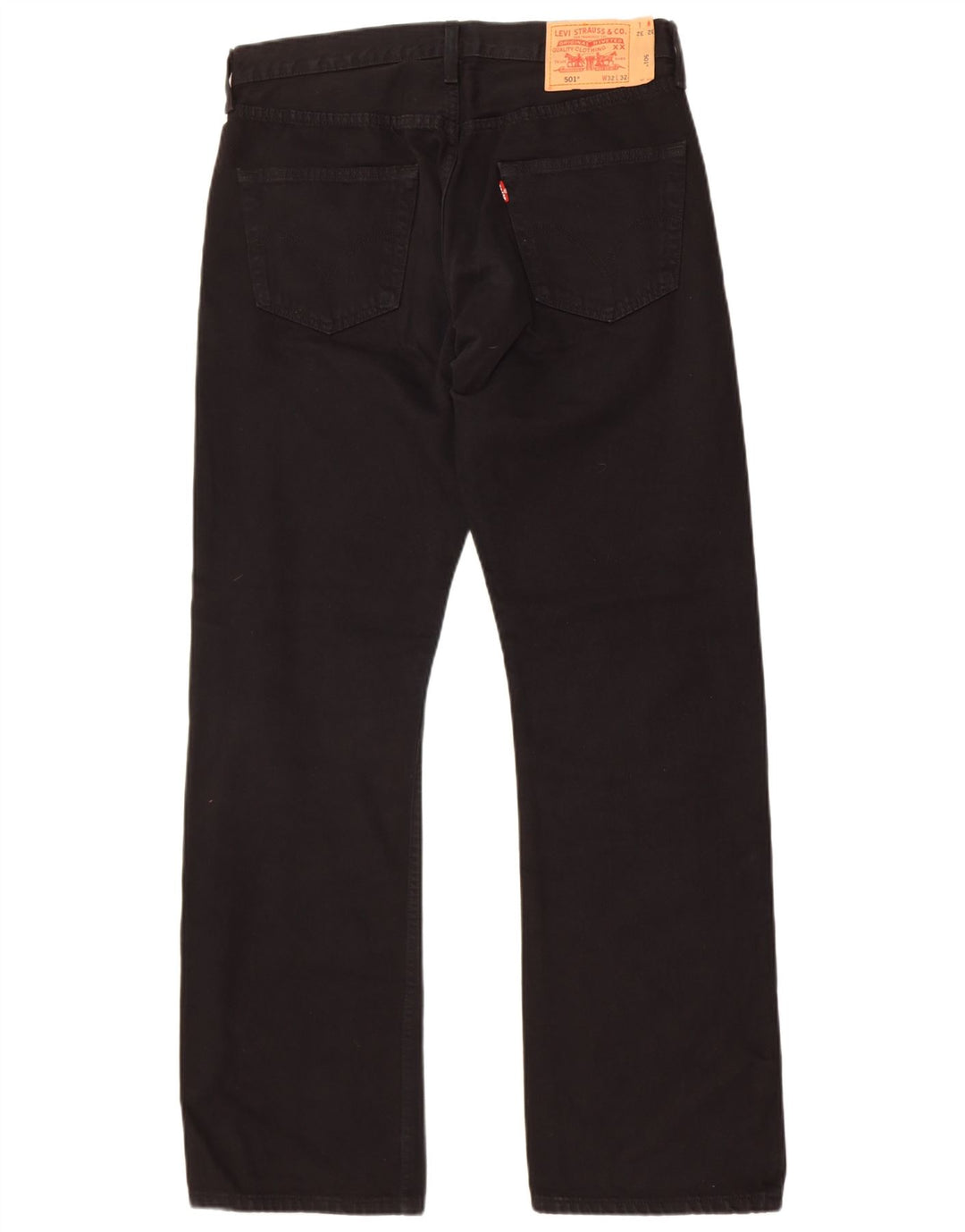 Blugi drepti pentru bărbați Levi's 501 W32 L32 bumbac negru