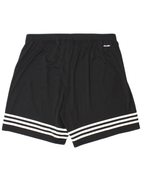 Pantaloni scurți sport pentru bărbați Adidas XL W38 L7 Sport din poliester cu dungi negre