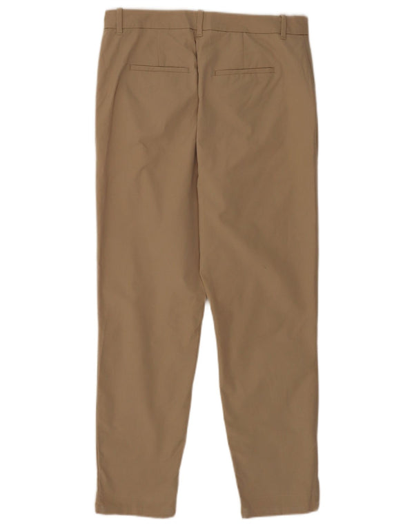 Pantaloni chino conici pentru femei Marks & Spencer UK 10 Small W30 L26 Bej