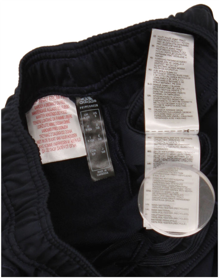 Pantaloni de trening ADIDAS Primegreen pentru băieți 9-10 ani poliester bleumarin