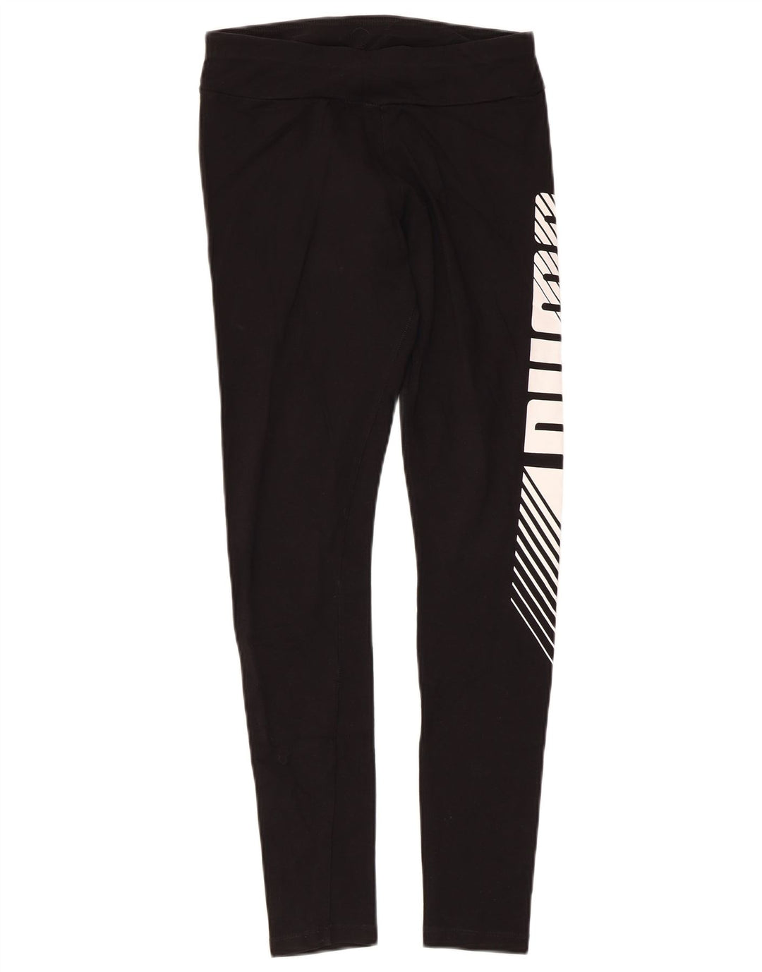 Leggings grafic PUMA pentru femei UK 10 Small Black