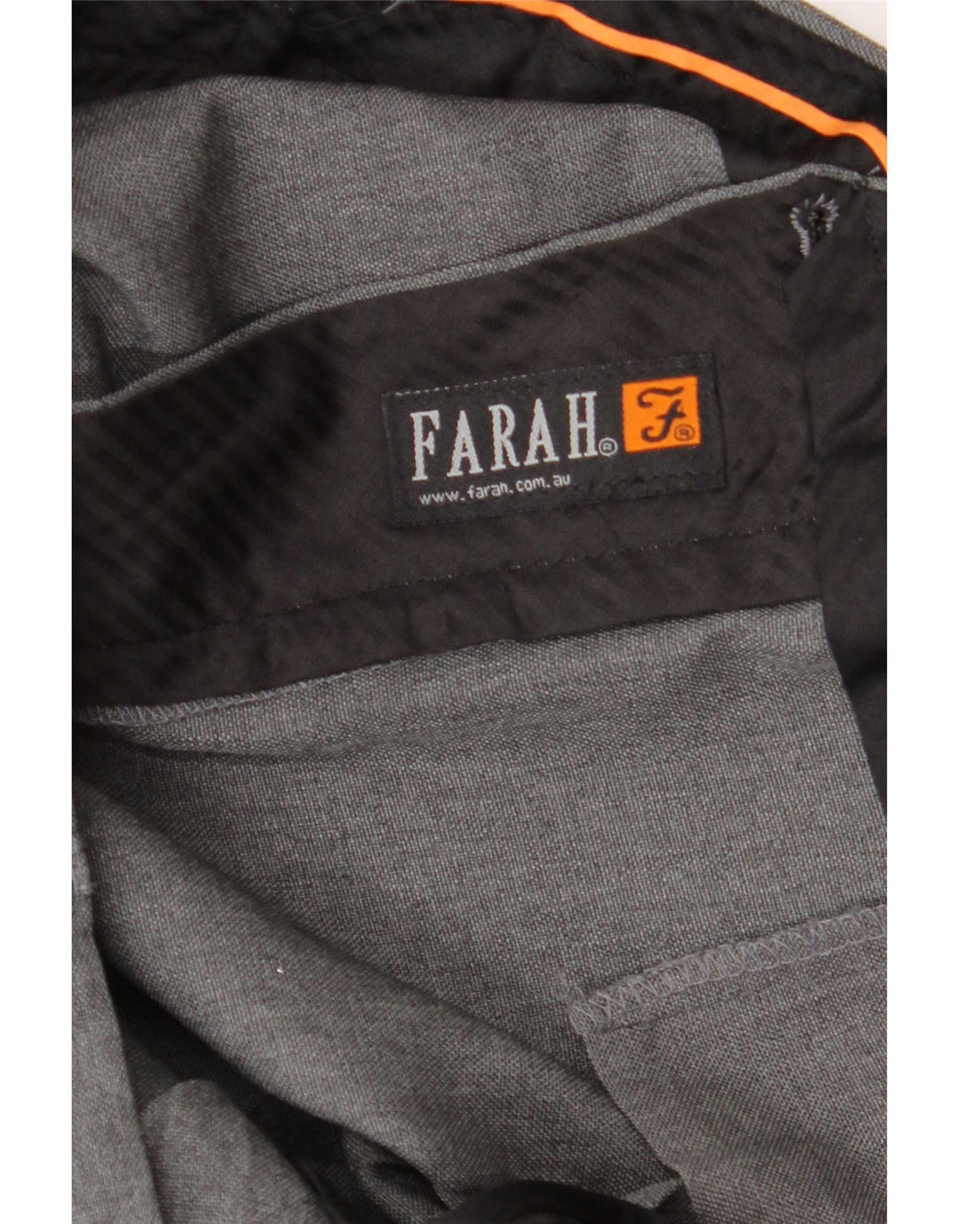 Farah Pantaloni drepți pentru bărbați L46 L27 Poliester gri