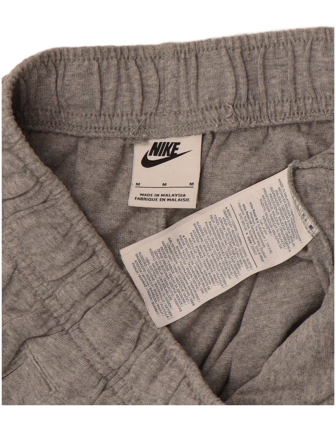 Pantaloni scurți sport Nike pentru bărbați, bumbac cu pete gri medii