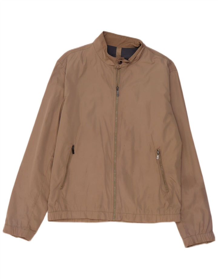Jachetă Bomber Massimo Dutti pentru bărbați UK 42 XL, bej, nailon