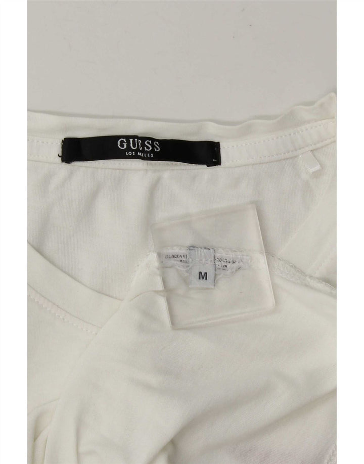 Tricou grafic Guess pentru femei Top UK 14 Medium White