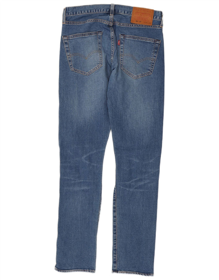 Blugi drepți distressed 501 Levi's pentru bărbați L28 L32 Bumbac albastru