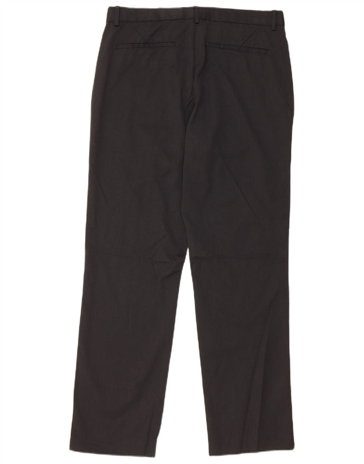 Pantaloni de costum pentru bărbați CALVIN KLEIN Slim Fit L32 L30 Poliester negru
