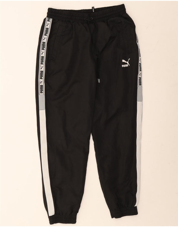 Pantaloni de trening cu grafică Puma pentru bărbați Pantaloni de jogging, mediu negru, color block