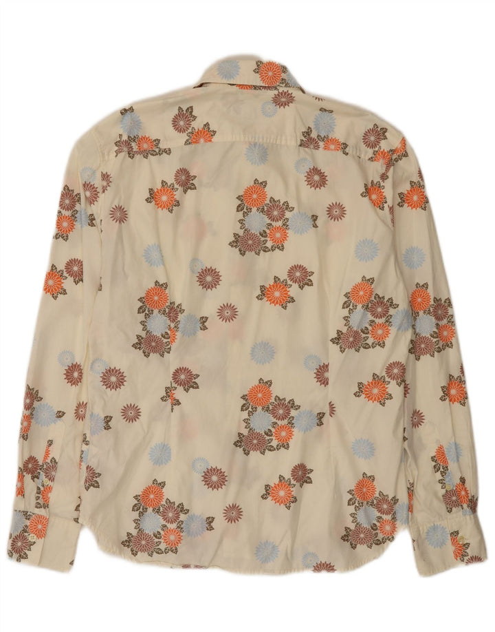 Cămașă pentru bărbați Paul Smith, mare din bumbac floral alb