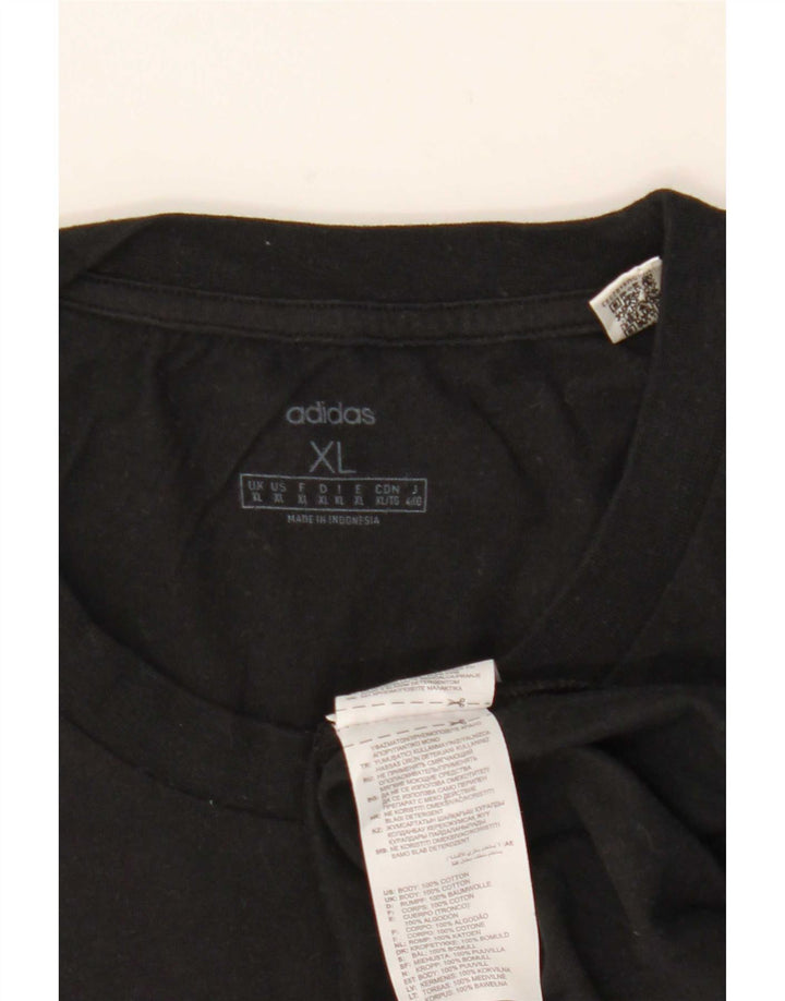 Tricou pentru bărbați Adidas Top XL bumbac negru