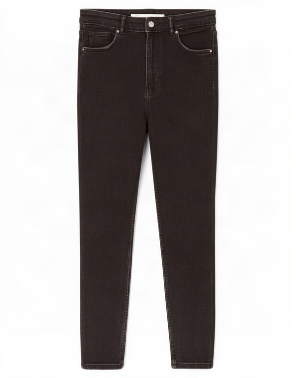 Zara Womens Trafaluc Crop Skinny Jeans EU 40 Medium W30 L26 Negru
