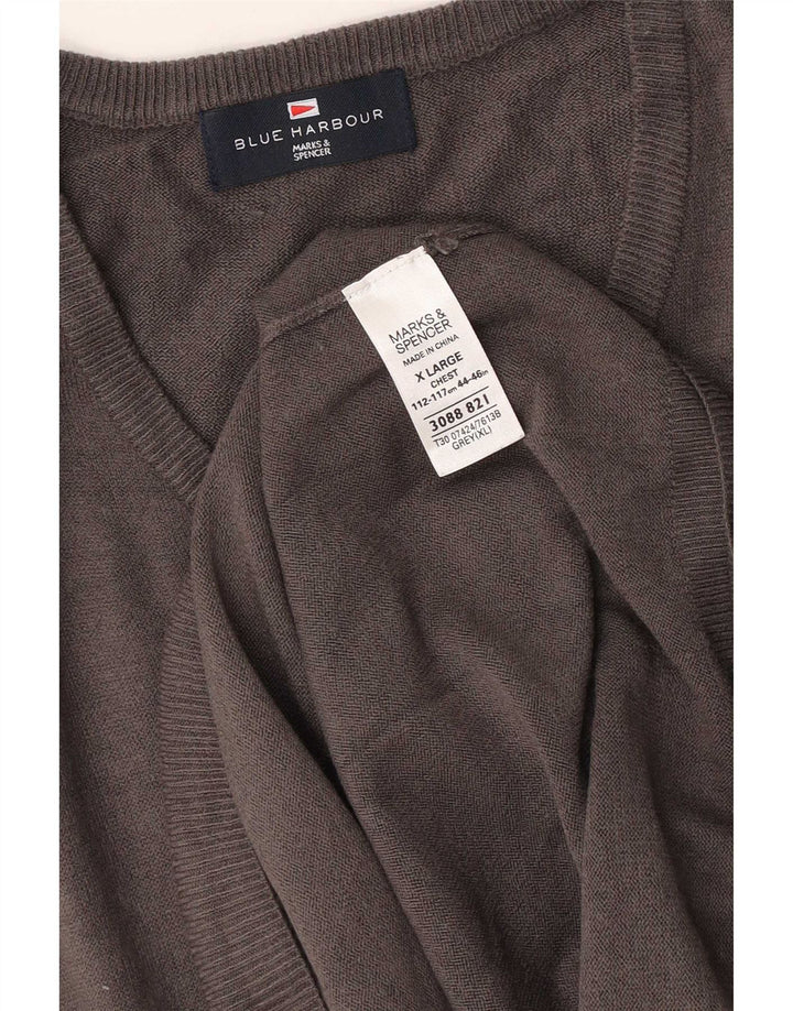 Bluză pentru bărbați Marks & Spencer Blue Harbour Vest Tank Top XL Gri Acrilic