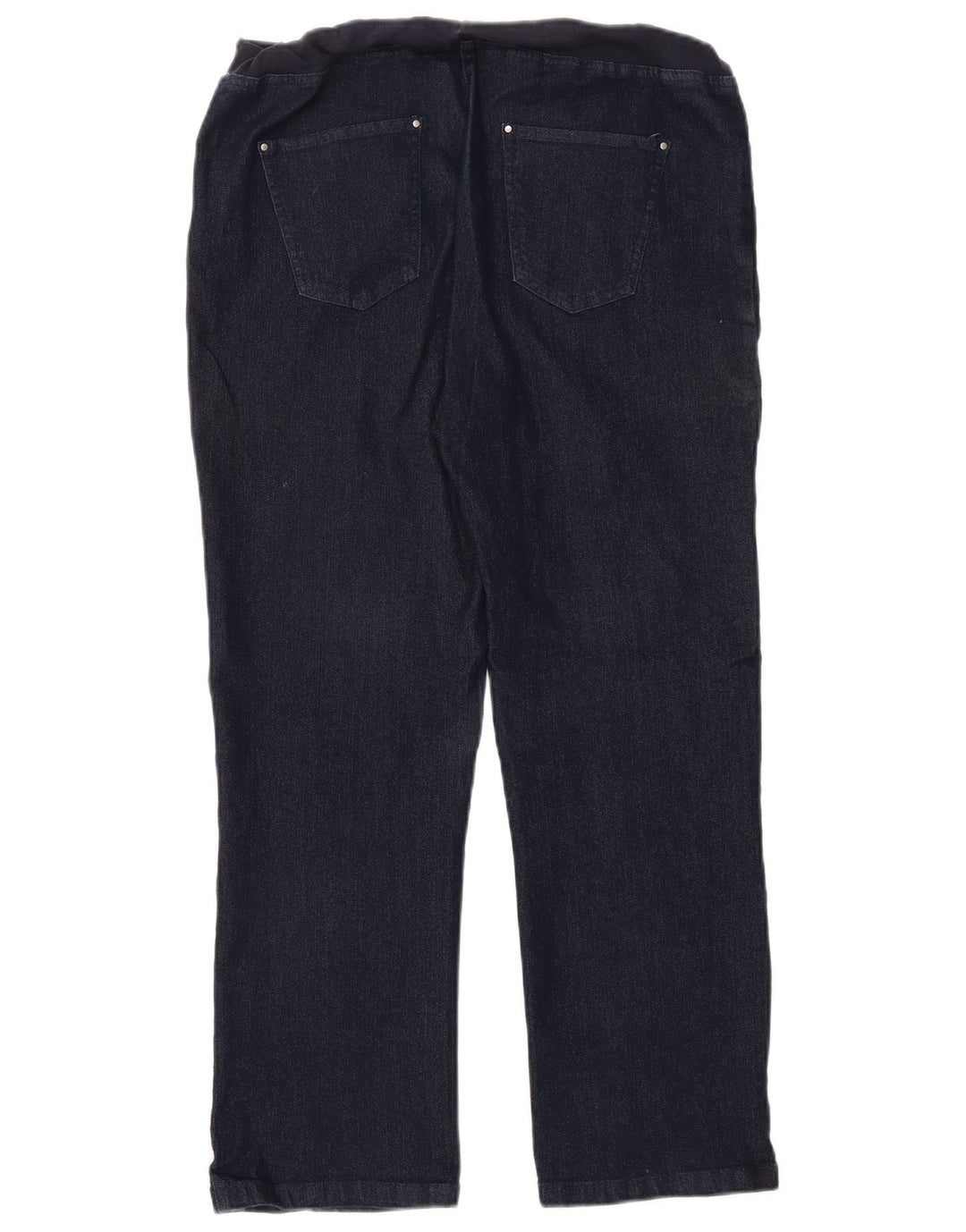 COTTON TRADERS Blugi drepti pentru femei UK 14 Medium W30 L27 Bleumarin Bumbac