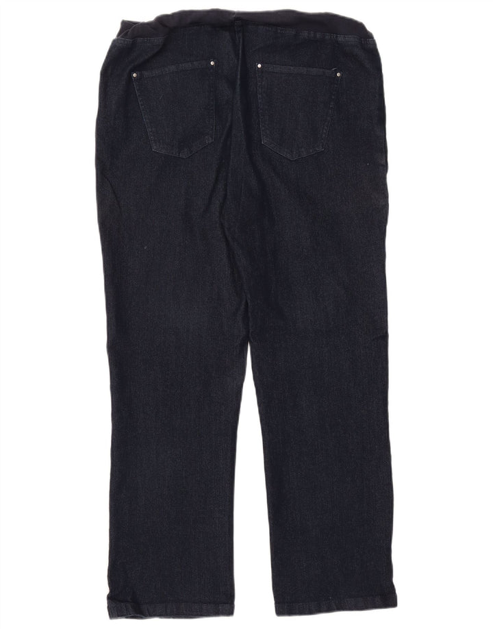 COTTON TRADERS Blugi drepti pentru femei UK 14 Medium W30 L27 Bleumarin Bumbac