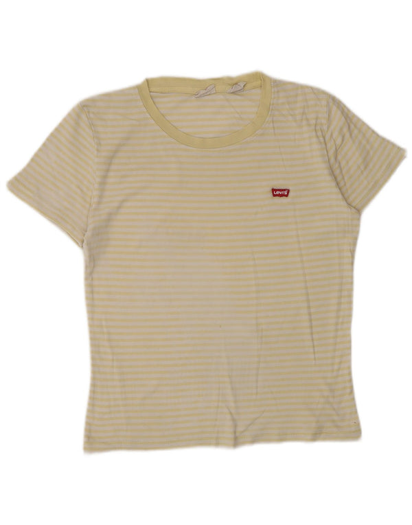 Tricou pentru femei Levi's Top UK 10 Small Yellow Striped