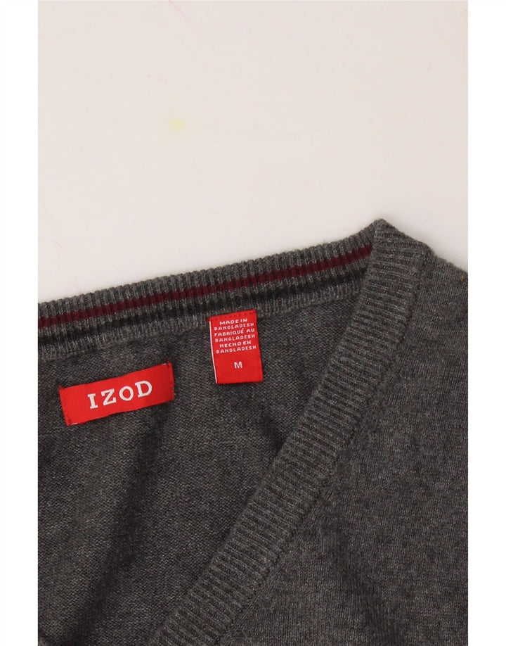 IZOD Mens Vest Tank Top Medium Grey Cotton Vintage Izod and Second-Hand Izod from Messina Hembry 