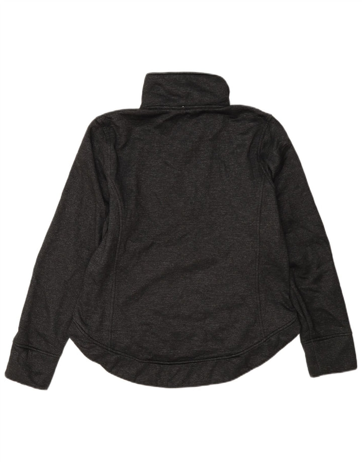 Pulover pentru femei The North Face, cu fermoar și gât, UK 14, Gri mediu