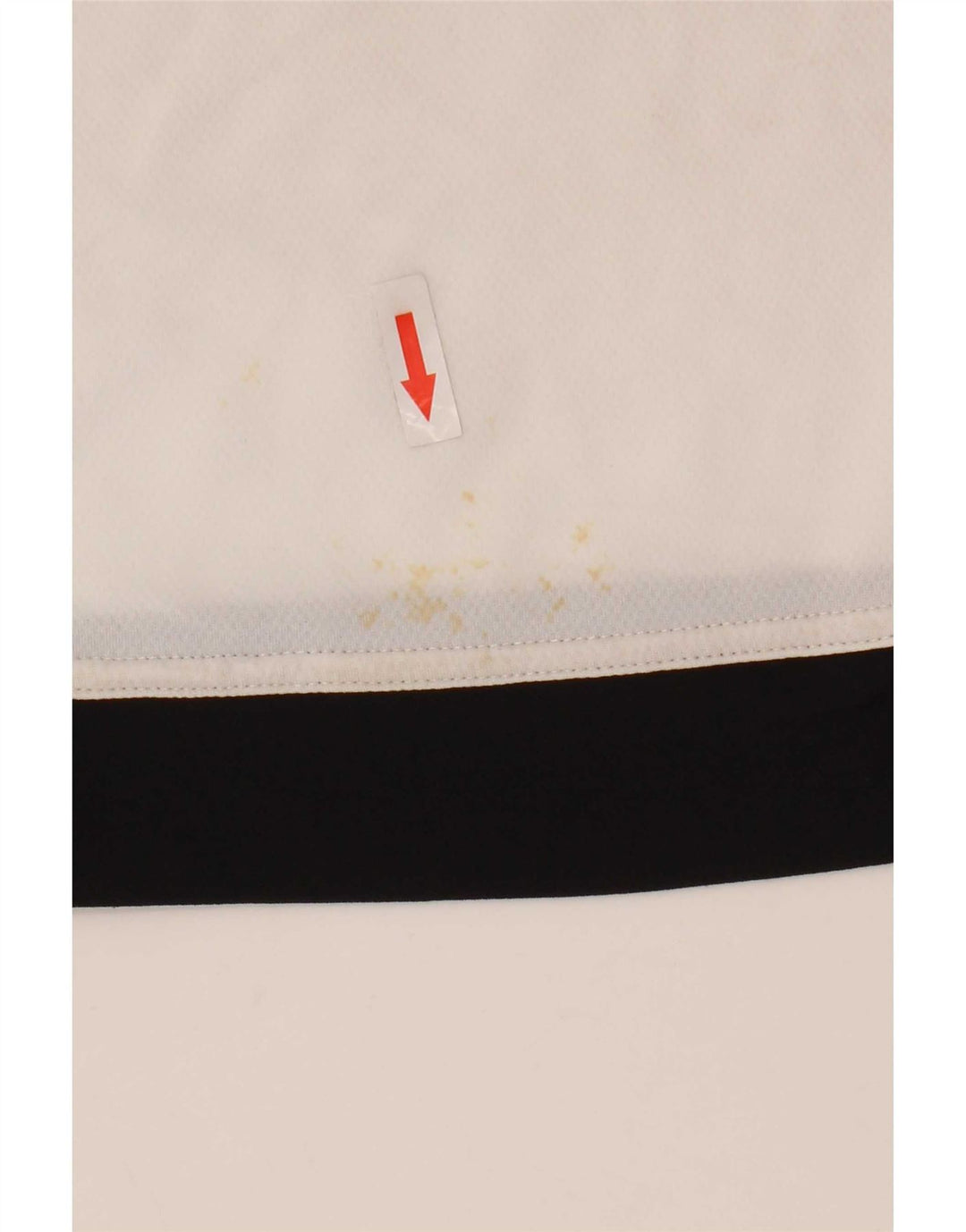 Tricou Adidas Climalite pentru bărbați Top Mediu Alb Poliester Colorblock