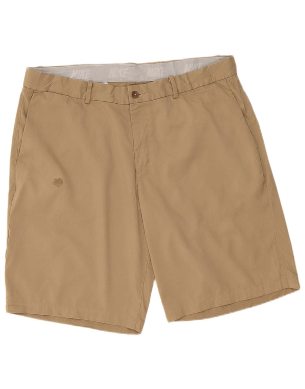 Pantaloni scurți chino Dri Fit Nike pentru bărbați W36 Poliester mare, bej