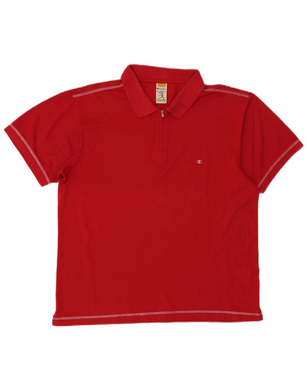 Tricou polo pentru bărbați Champion XL, bumbac roșu