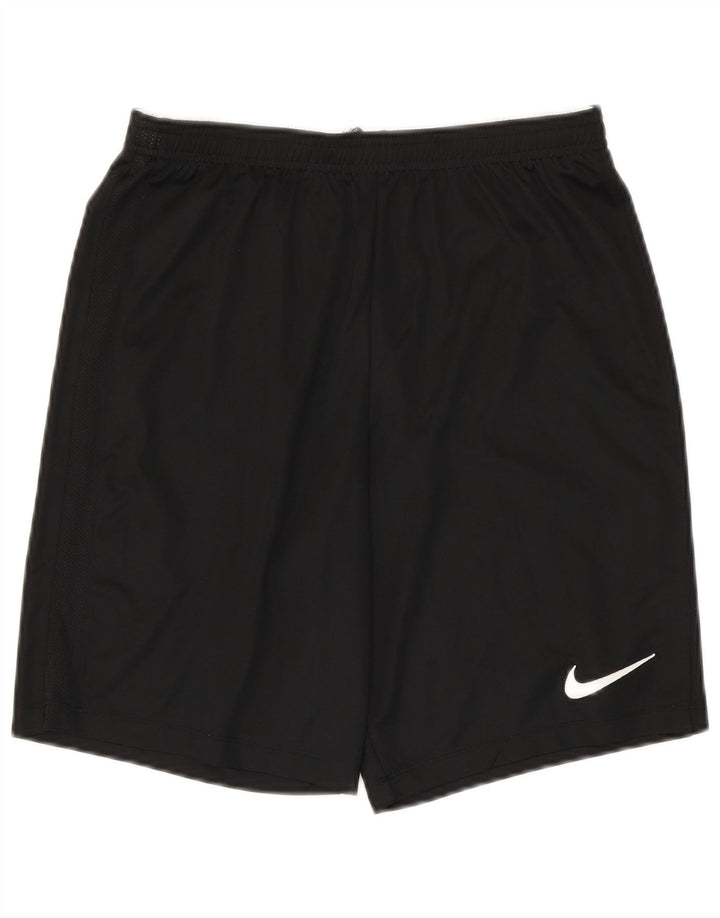 Pantaloni scurți sport Nike Dri Fit pentru bărbați, poliester mediu negru