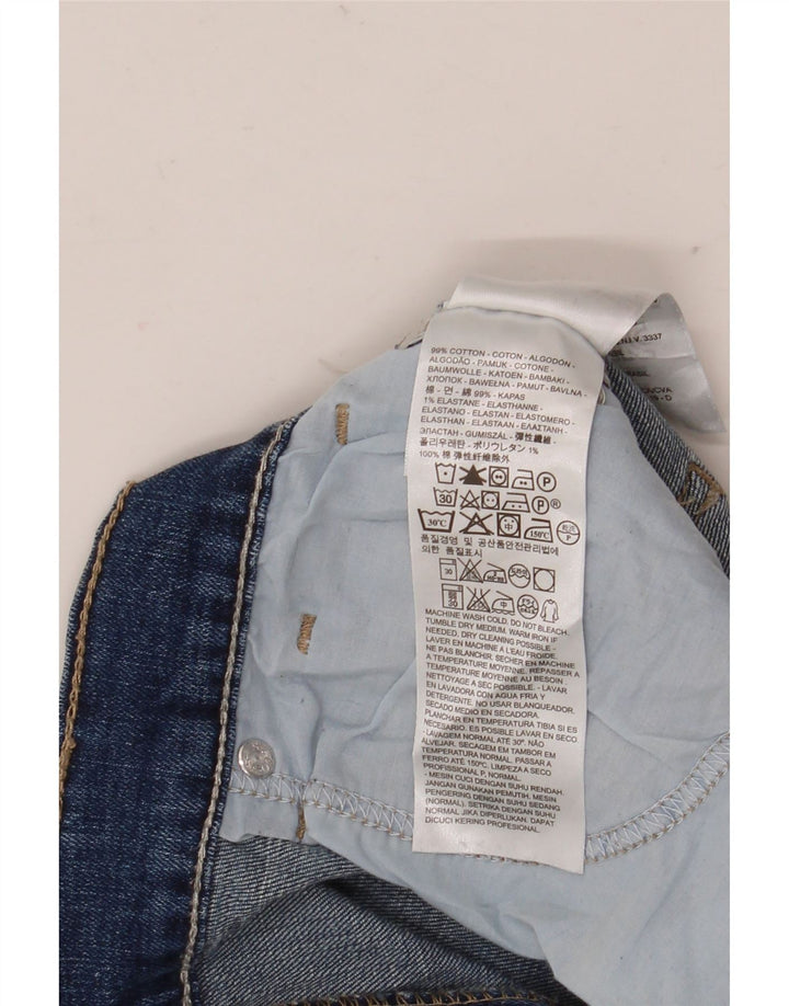 Blugi drepti pentru femei Levi's 505 US 6 Medium W28 L32 Bumbac bleumarin