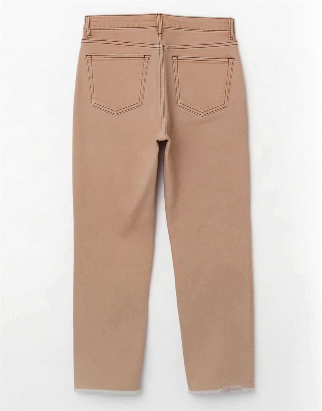 Topshop blugi de dama cropped W26 L25 bumbac bej