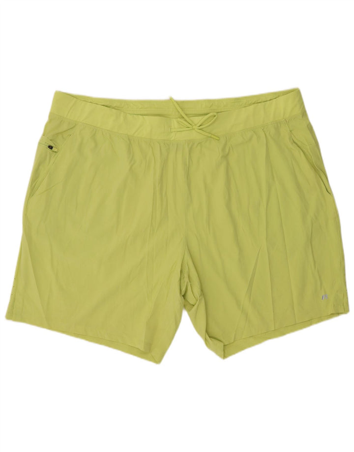 Pantaloni scurți sport pentru bărbați Russell Athletic 3XL, poliester galben