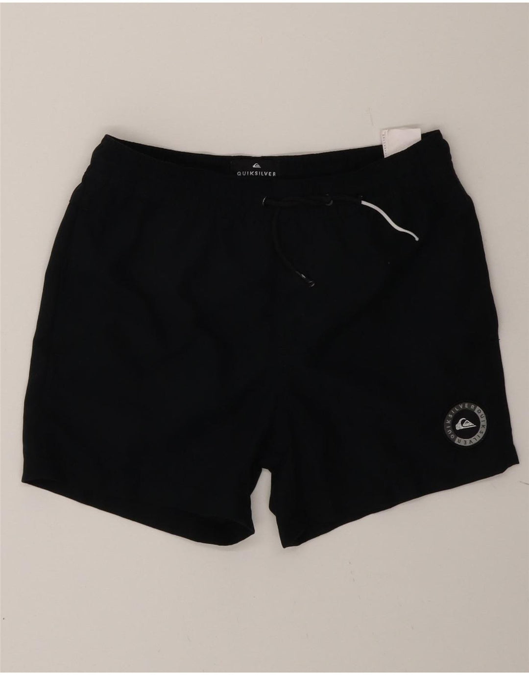 Pantaloni scurți de înot Quiksilver băieți 11-12 ani poliester negru mediu