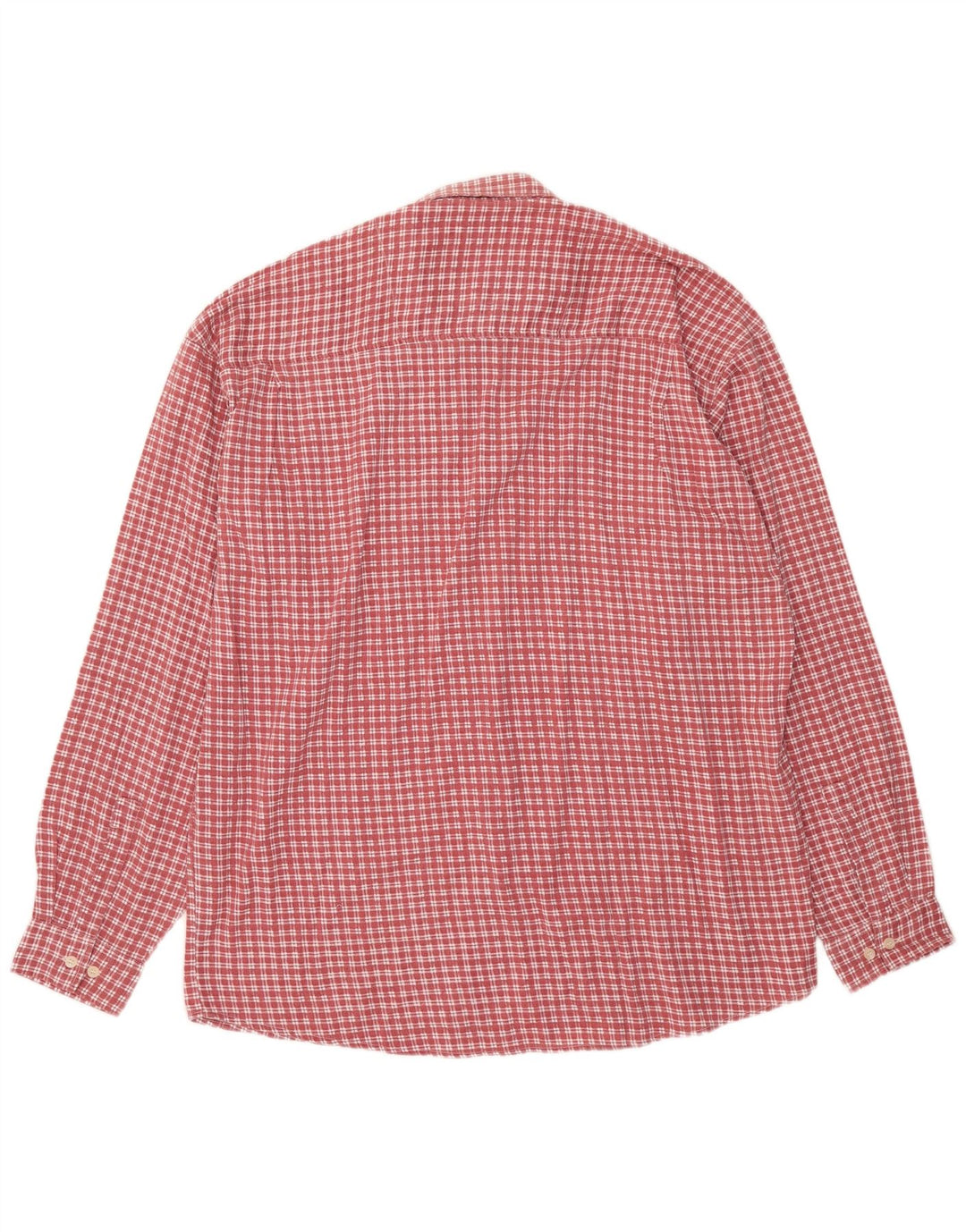 Cămașă de flanel pentru bărbați Lerros, bumbac roșu cu carouri 2XL