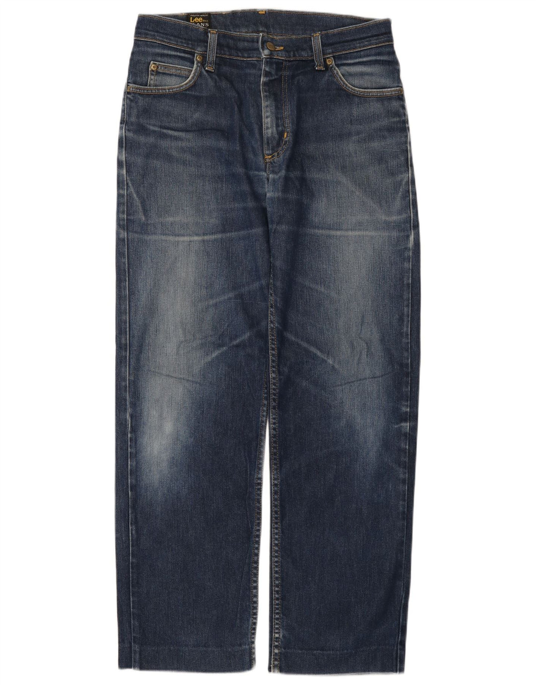 Blugi Lee Brooklyn Straight pentru bărbați W32 L30, bumbac albastru