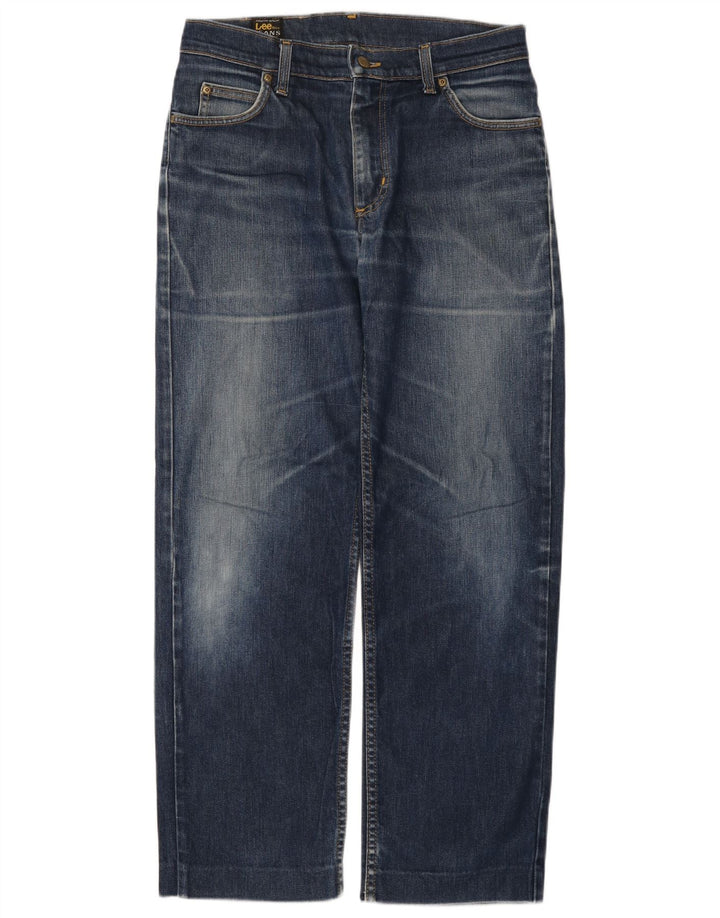 Blugi Lee Brooklyn Straight pentru bărbați W32 L30, bumbac albastru