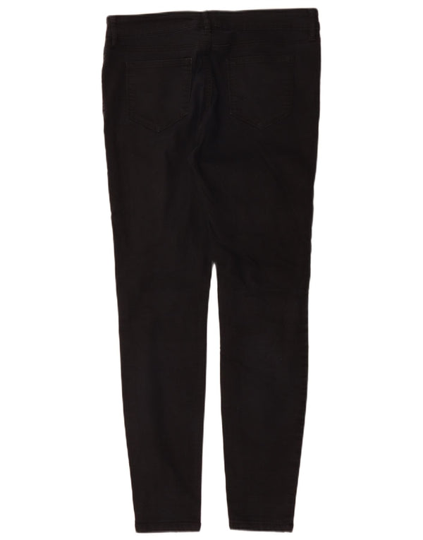 Fat Face Womens Jegging Jeans UK 12 Medium W32 L29 Black Cotton