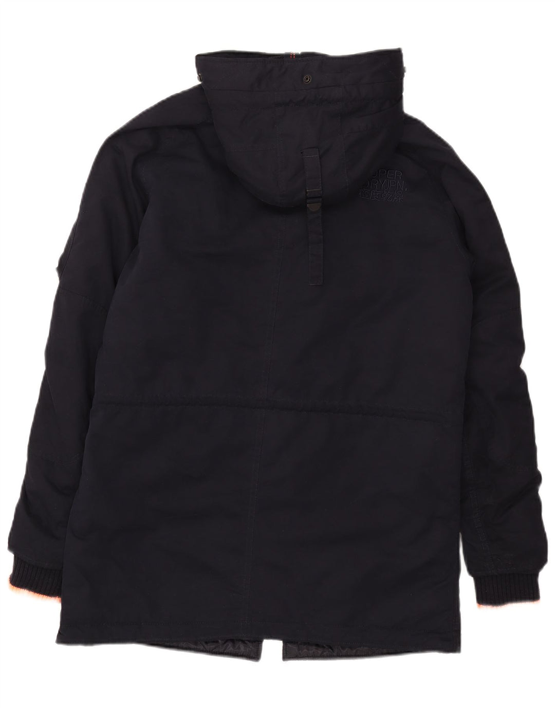 Jachetă parka cu glugă Superdry pentru bărbați UK 38 Medium bleumarin poliester