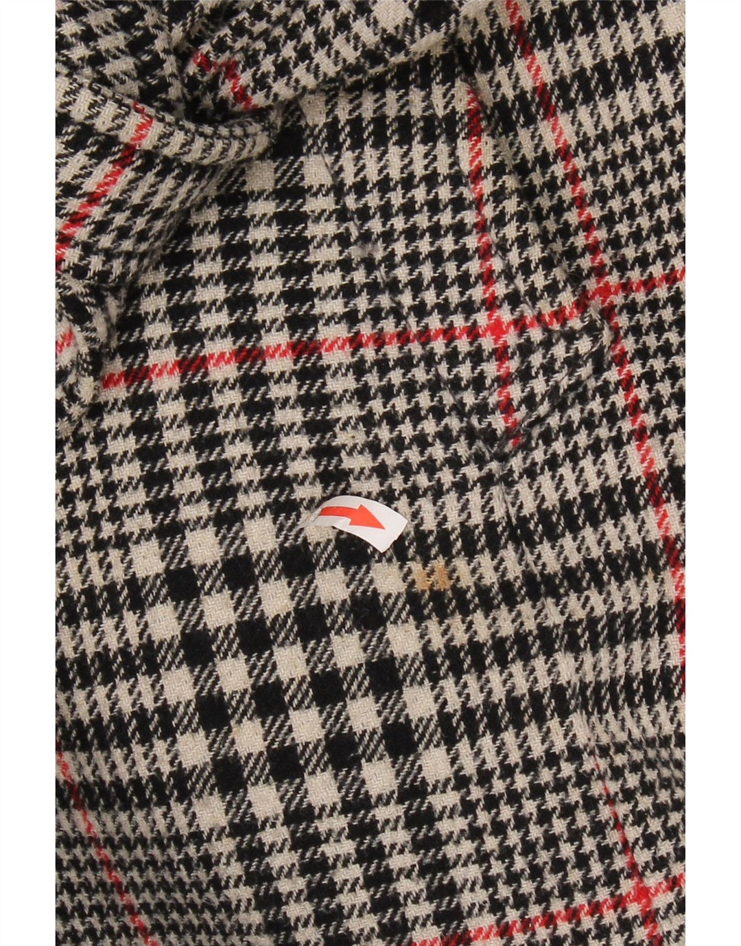 Trenci de damă vintage cu piept dublu IT 46 mare, gri, carouri