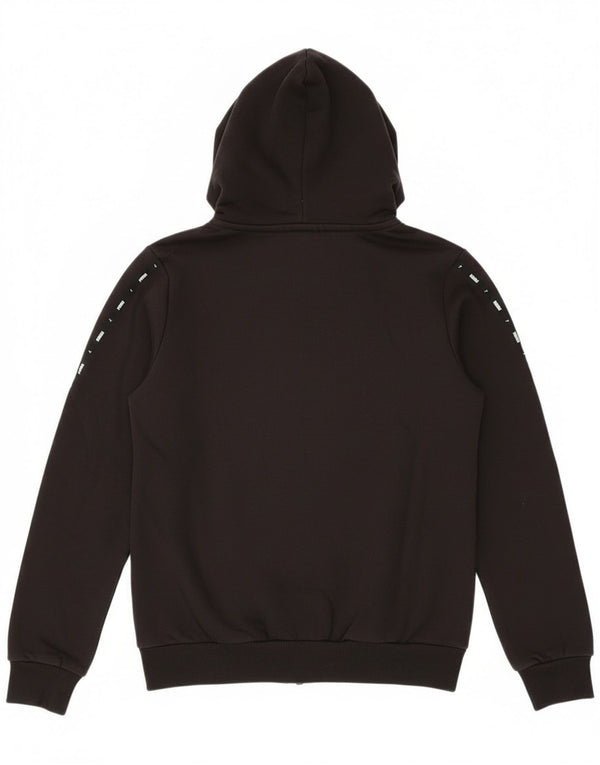 Puma Womens Zip Hoodie Sweater UK 10 Small Black Cotton